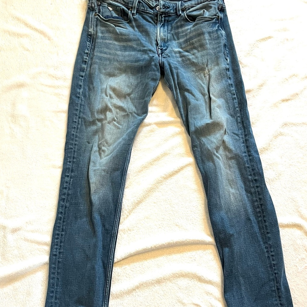 Guess Men's Denim Slim Jeans - Size US 34x32 - Blue Jeans